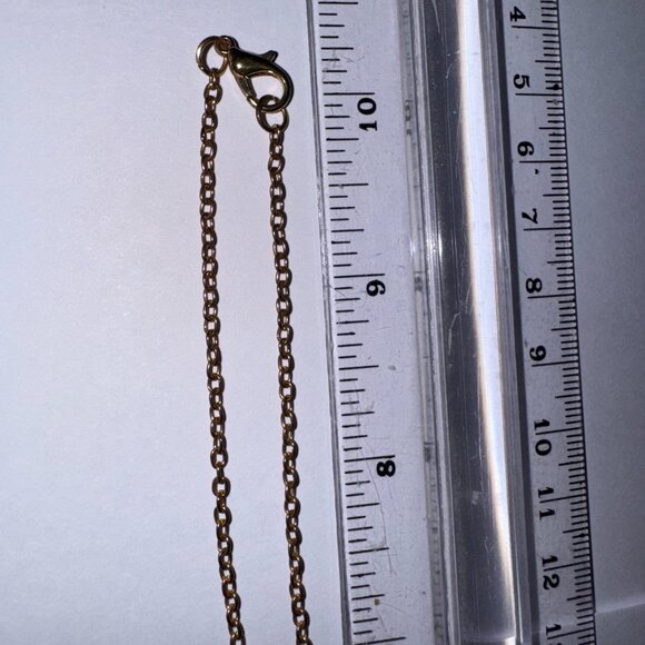 19" Rose Gold Plated Onyx and Cz. Owl Necklace - Picture 3 of 13